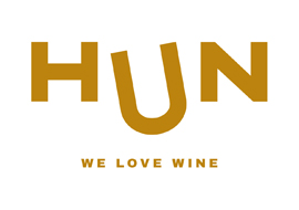 HUN we love wine logo